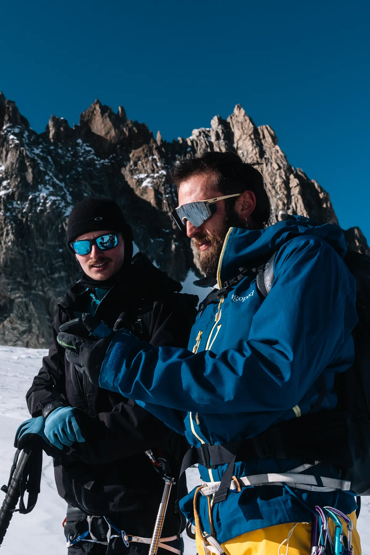 Photo de course en montagne